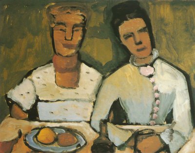 Lee Hoetger en zijn zus door Paula Modersohn Becker